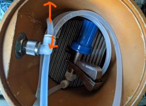 ビールサーバーのホース交換