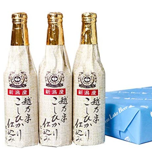 スワンレイクビール　越乃米こしひかり仕込みビール