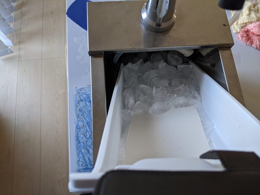 コールドプレートでの生ビール