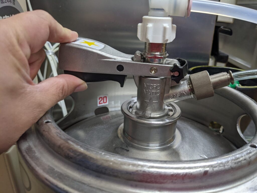 ビールサーバーからビールが出ないトラブル