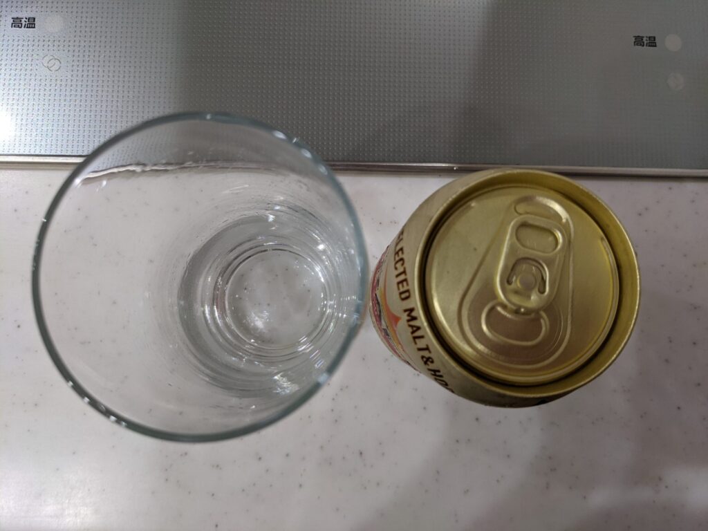 サッポロザ・ドラフティを上から見た画像