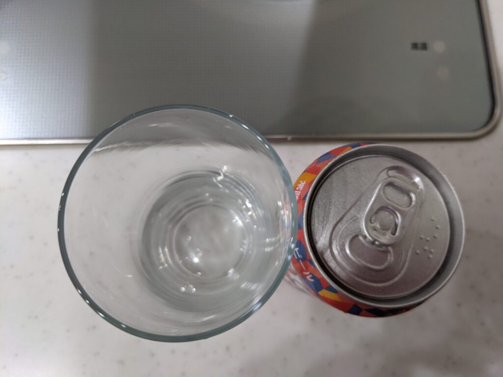 上から見た缶の常陸野ネストモザイクホップラガー
