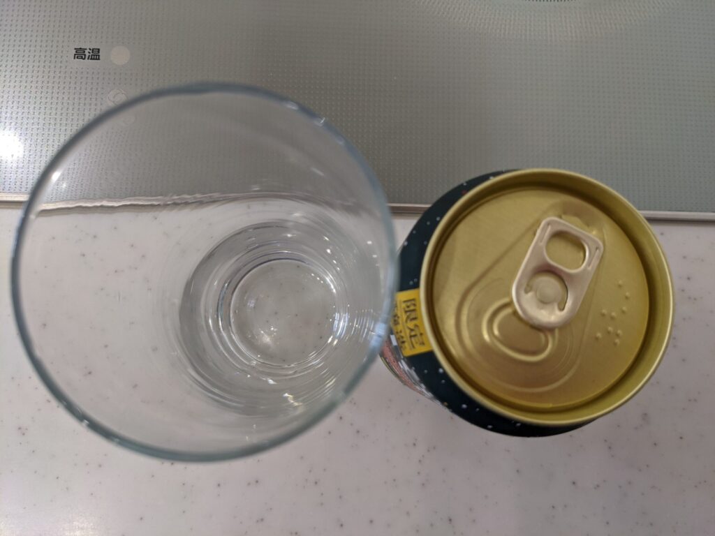 上から見た東京クラフト香ばしIPA
