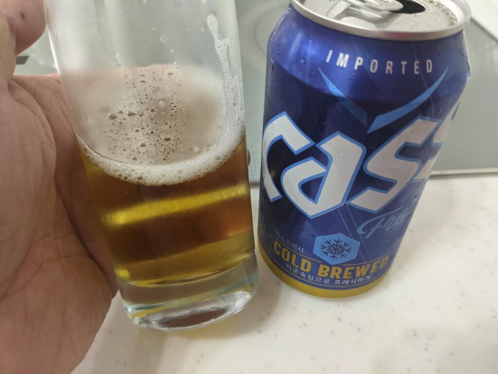残り3割程のcass（カス）フレッシュビール