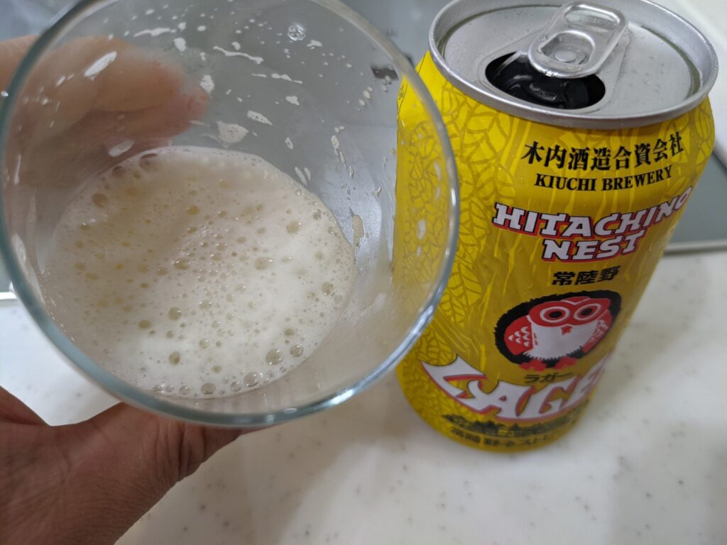 残り5割の常陸野ネストビールラガー