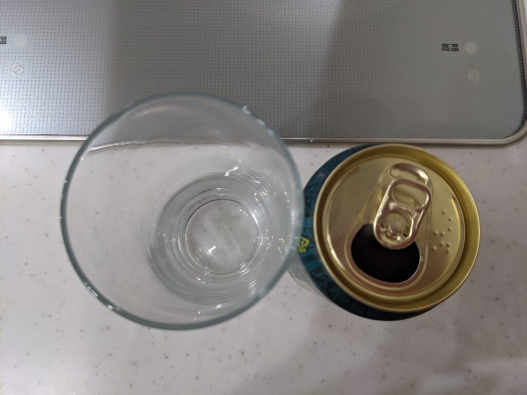 ヱビスホップテロワールの缶のフタを開けたところ