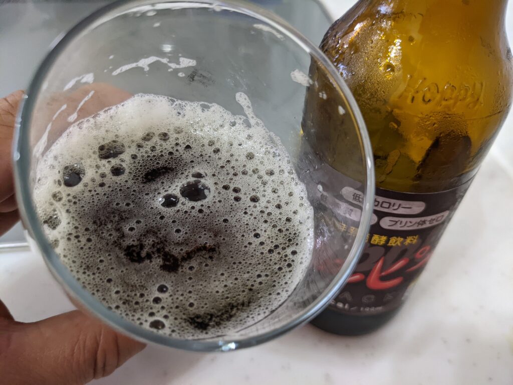 黒ホッピー（ホッピーブラック）を飲んだところ